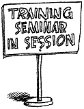 training sign